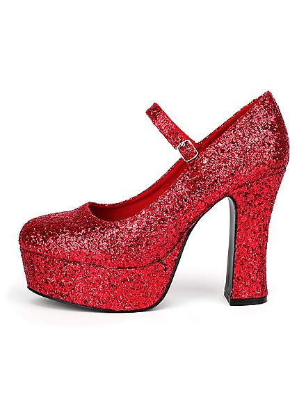 Glitter platform sneakers sales